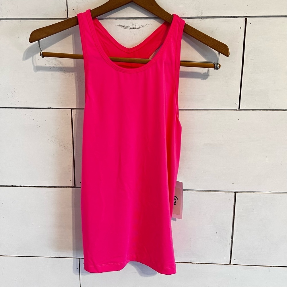 Zyia Pink Classic Racer Tank. Size Small. NWT. - Picture 3 of 10